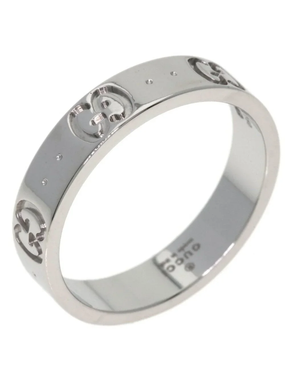 Gucci Icon Ring 18k White Gold